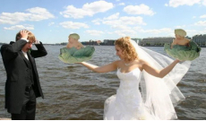 Ruské svadobné fotografie: Vynaliezavosť fotografov dokáže pobaviť